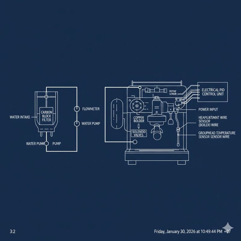cách dùng máy pha cà phê 1