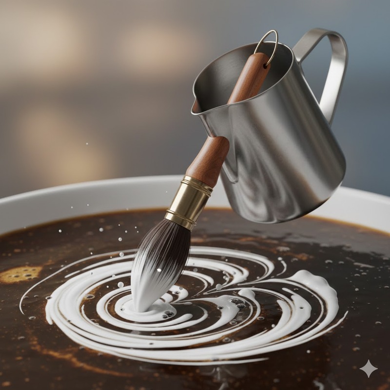 đổ hình latte art 4