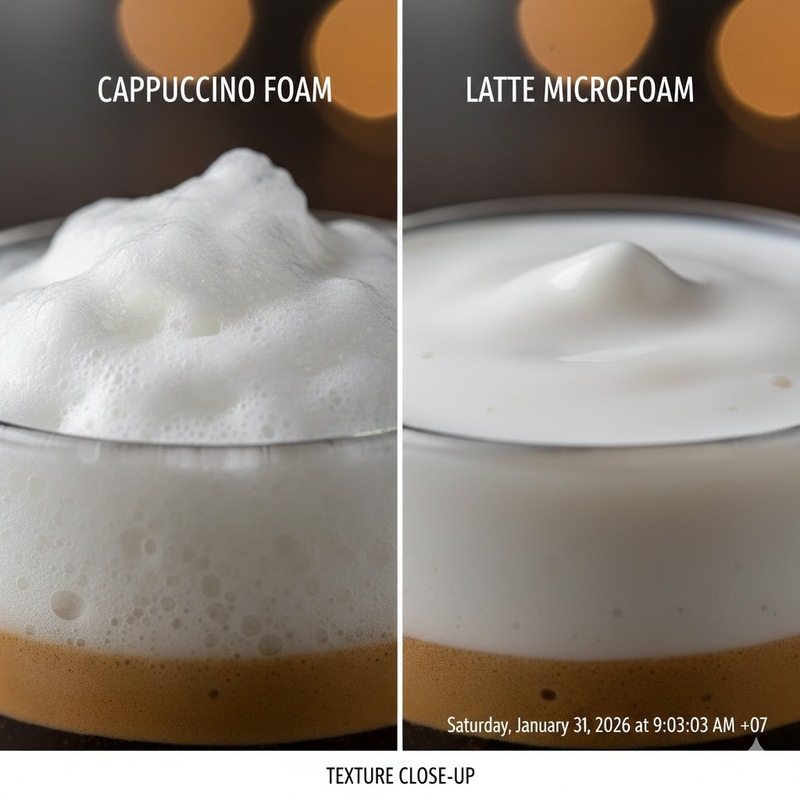 latte vs cappuccino 2