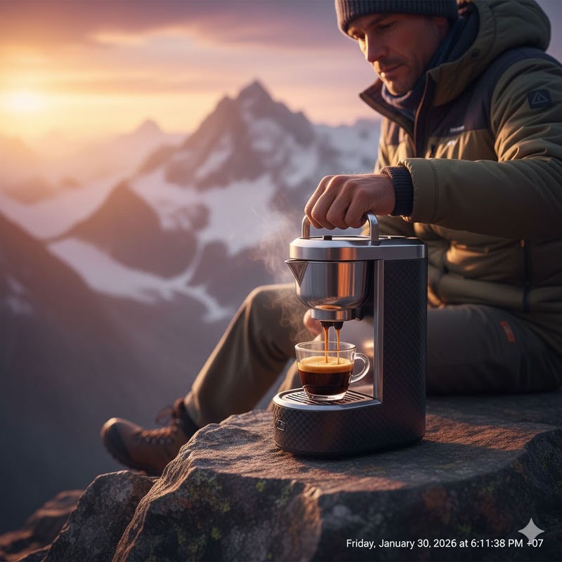 máy pha cà phê cầm tay