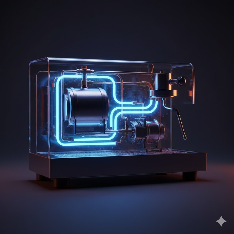 nguyên lý máy pha espresso