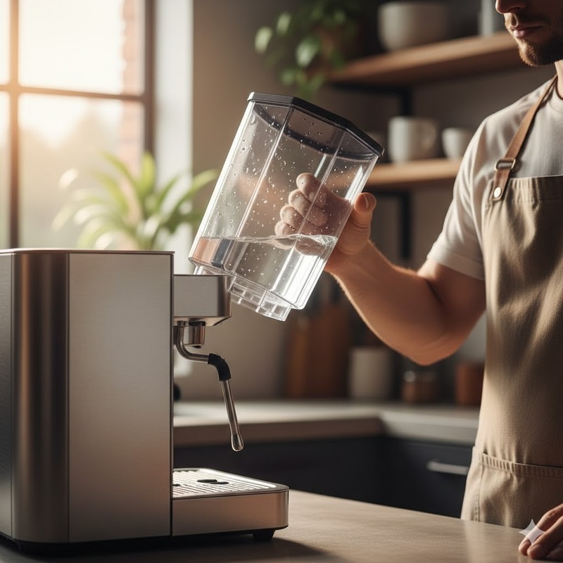 nước cấp máy pha 1