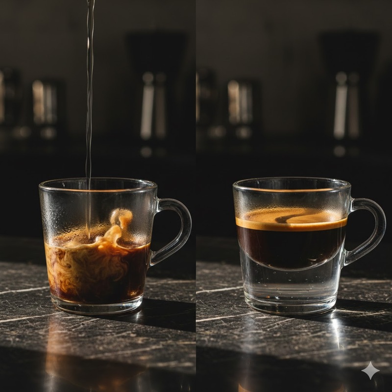 pha chế americano