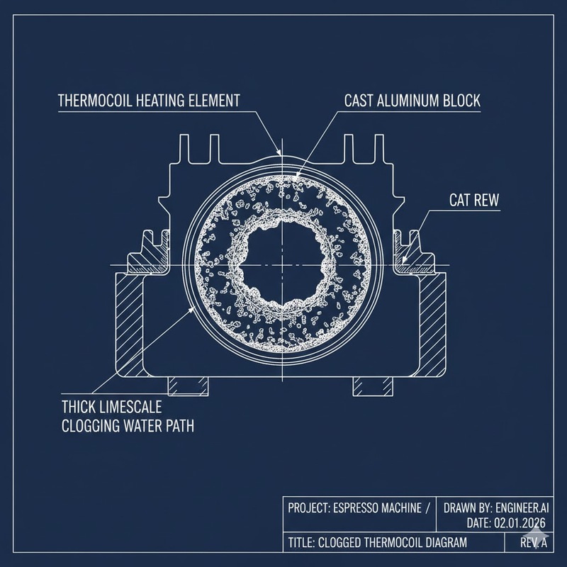breville 870 nước không nóng 3