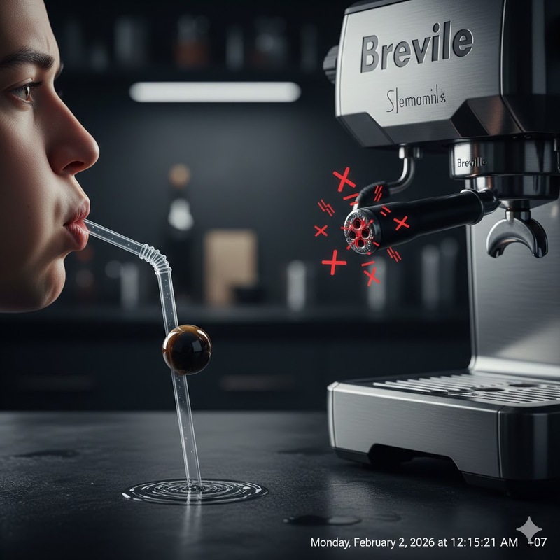 breville không ra hơi 4