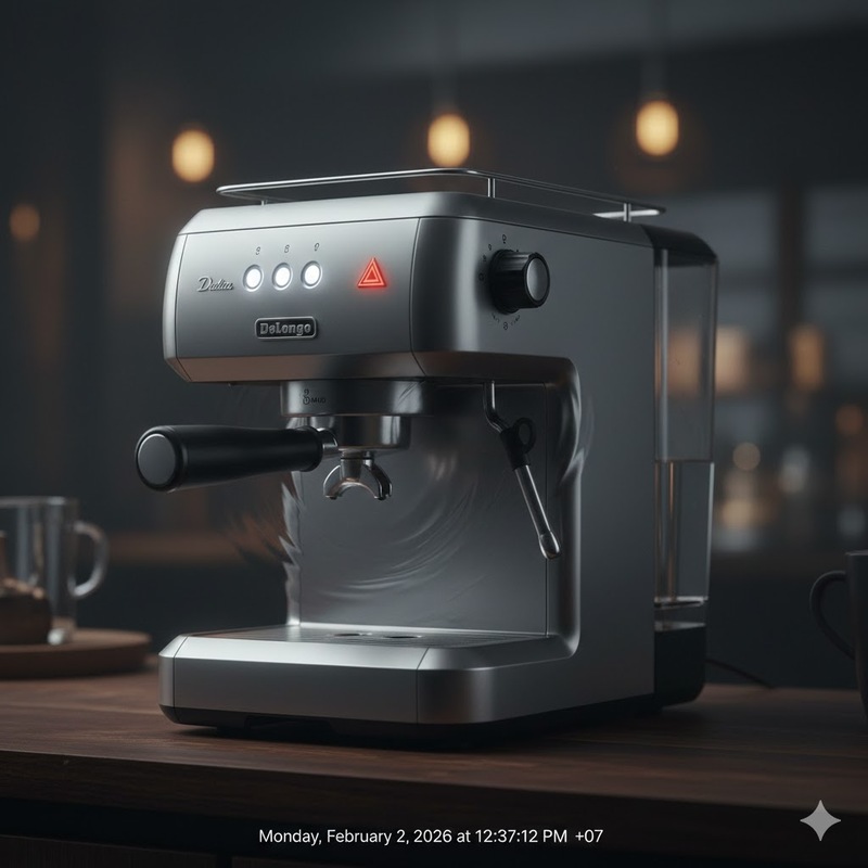 delonghi bị air khí