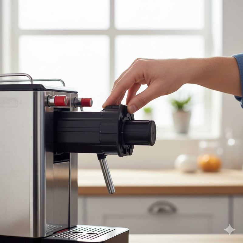 delonghi bị kẹt cối ép 6