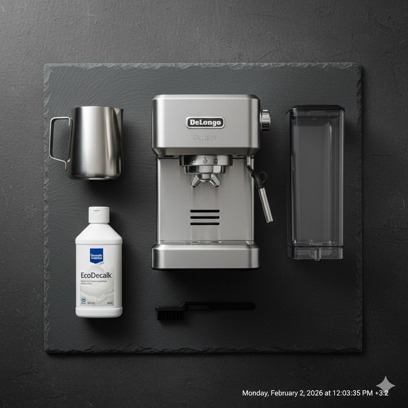 delonghi ec685 nháy 3 đèn 5