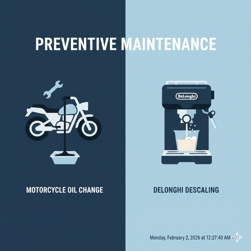 đèn cam máy pha delonghi 5