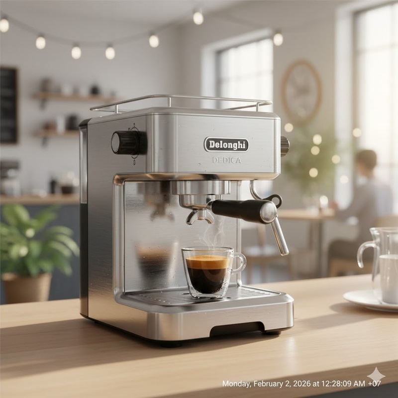 đèn cam máy pha delonghi 6