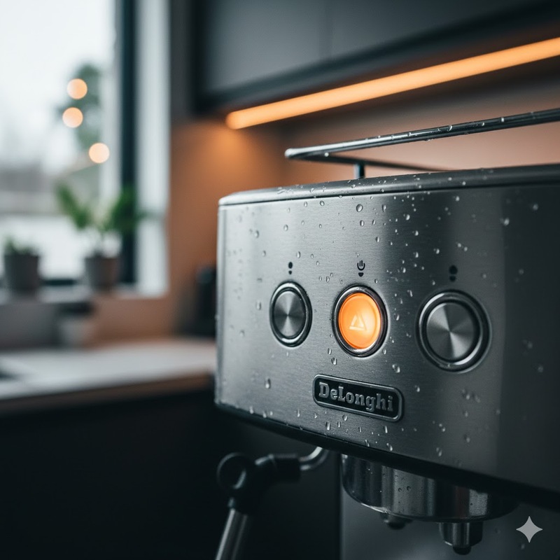 đèn cam máy pha delonghi