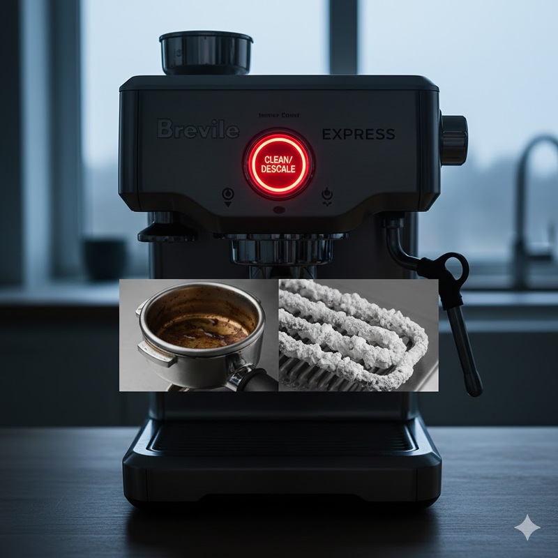 đèn clean descale sáng