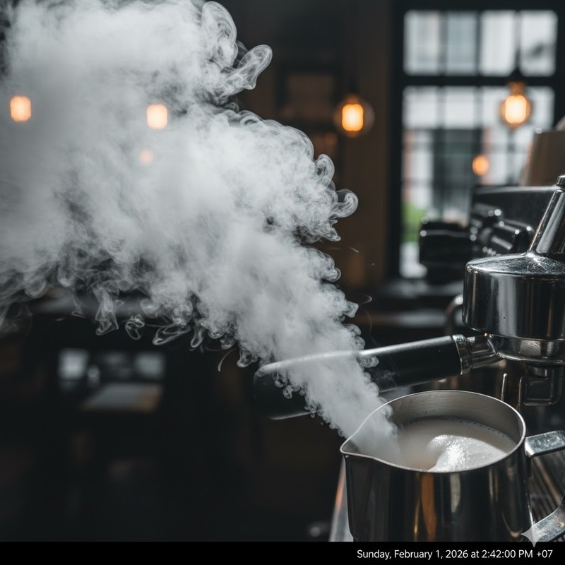 vòi đánh sữa yếu