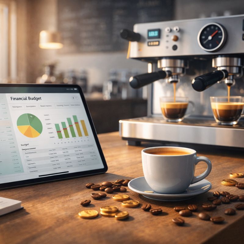 Bảng dự toán chi phí máy móc cho quán cà phê