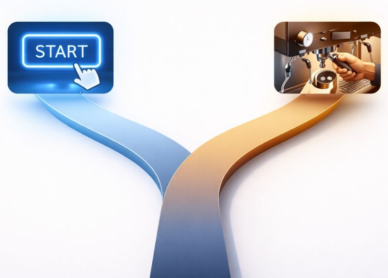 Breville 980 Oracle vs La Marzocco Linea Mini 1