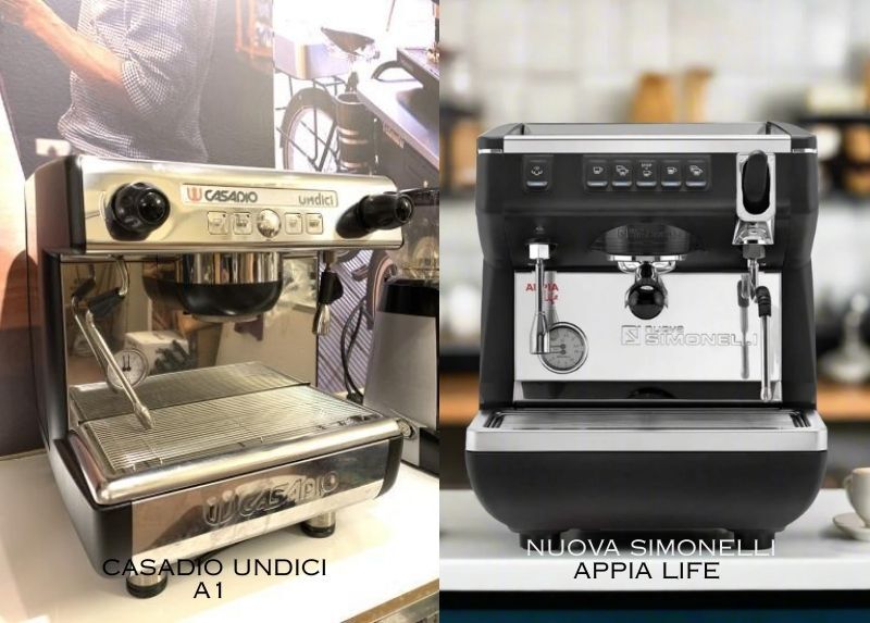 Casadio Undici A1 hay Nuova Simonelli Appia Life 8