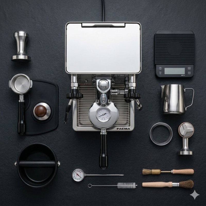 Checklist 10 phụ kiện máy pha cần thiết