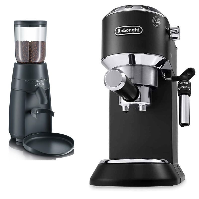 Delonghi Dedica EC685 + Máy xay Graef CM702