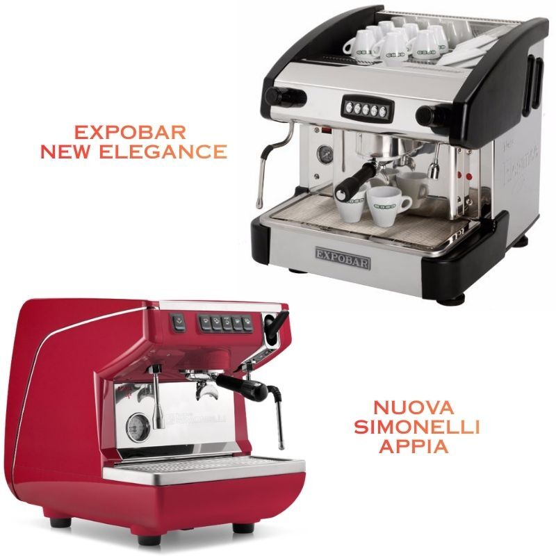Expobar New Elegance vs Nuova Simonelli Appia