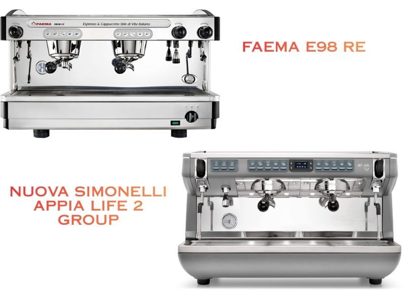 Faema E98 RE vs Nuova Simonelli Appia Life 2 Group 11