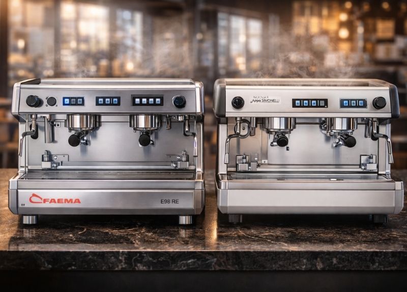 Faema E98 RE vs Nuova Simonelli Appia Life 2 Group