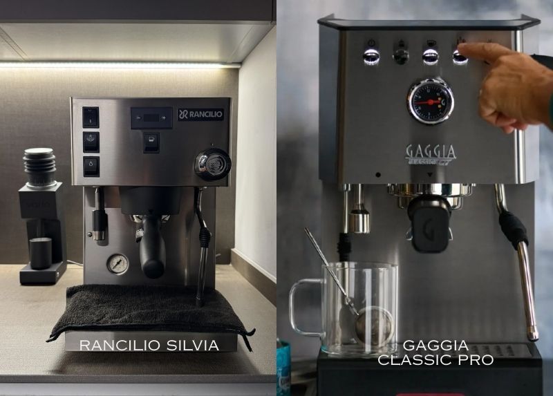 Gaggia Classic Pro vs Rancilio Silvia 11