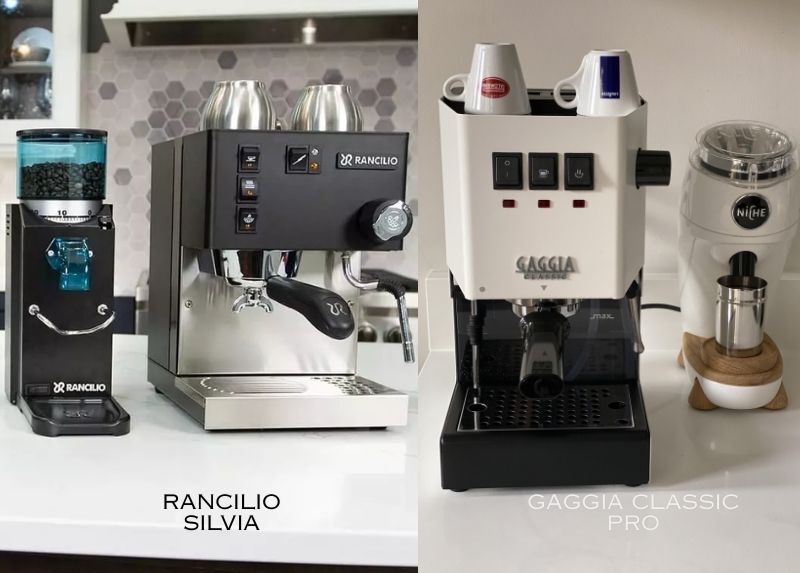 Gaggia Classic Pro vs Rancilio Silvia 4