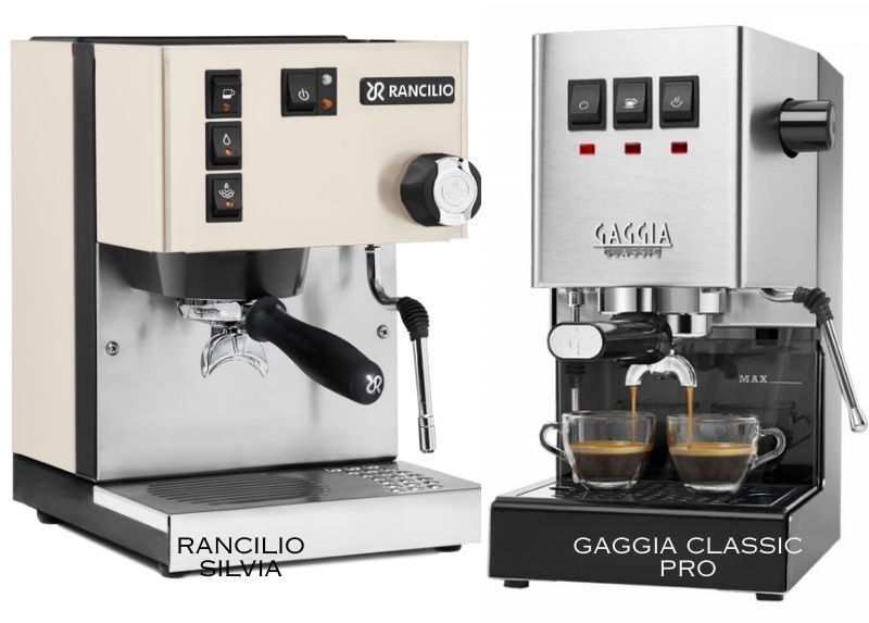 Gaggia Classic Pro vs Rancilio Silvia 6