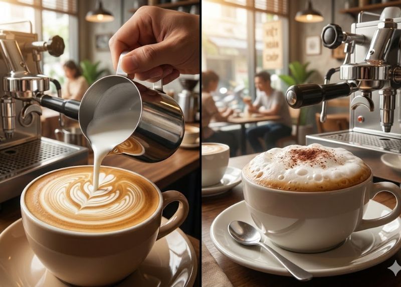 Máy pha tự động vs Bán tự động 3