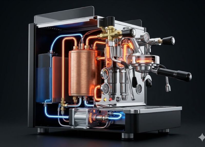 Máy pha tự động vs Bán tự động 4