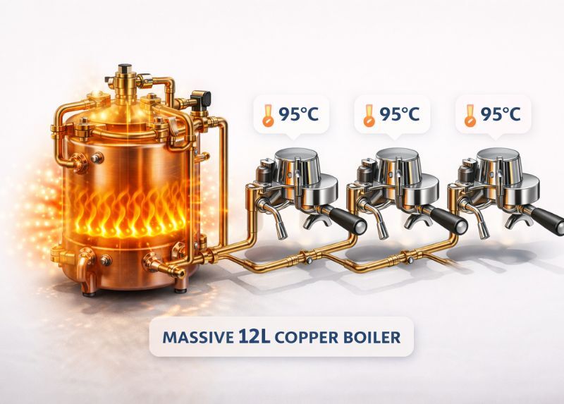 Top 3 máy pha cà phê quán lớn 2 Group 5