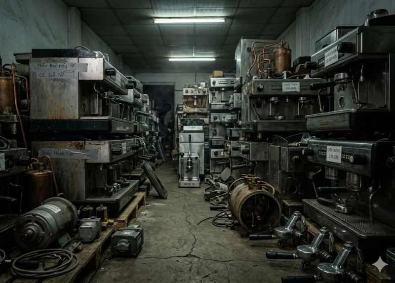 mua máy pha cũ thanh lý 1