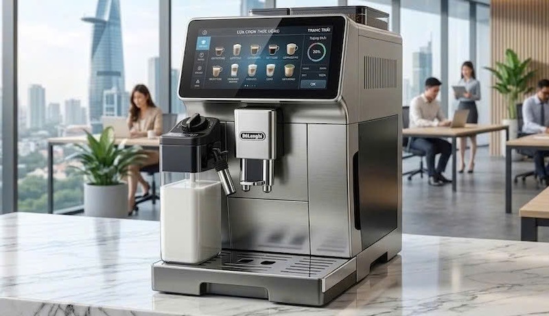 báo giá trọn gói máy pha cafe tự động cho chuỗi co-working 1