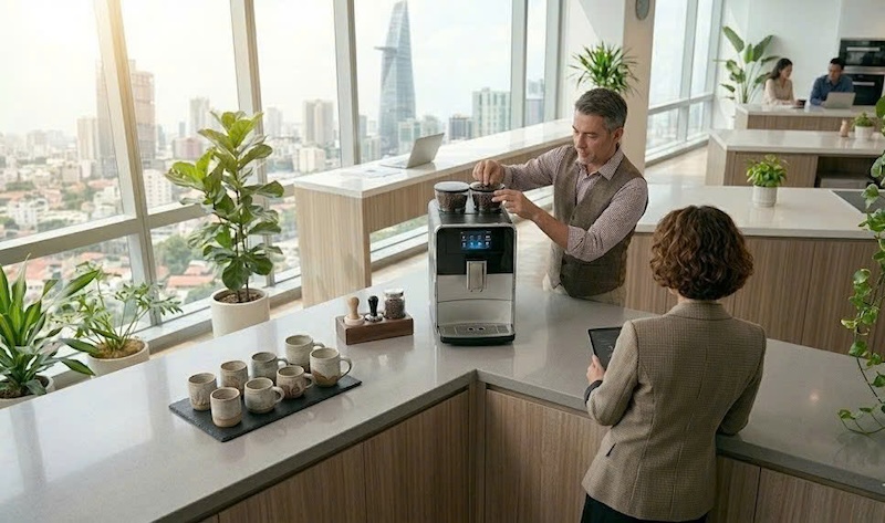 có nên mua máy pha cà phê tự động thanh lý chính hãng không 1