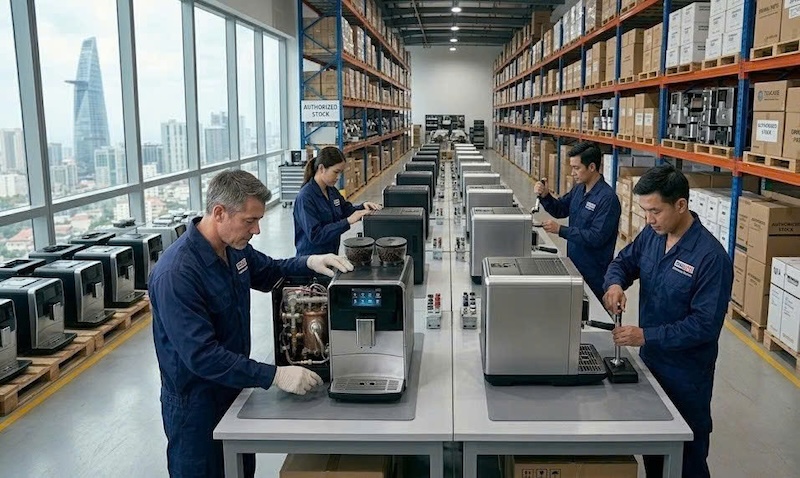 có nên mua máy pha cà phê tự động thanh lý chính hãng không 3