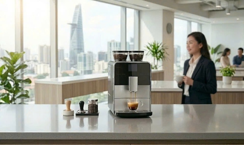 có nên mua máy pha cà phê tự động thanh lý chính hãng không