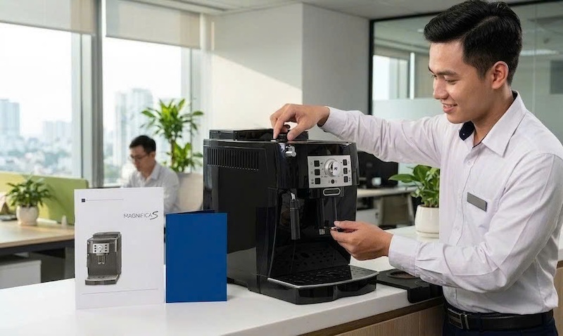 đánh giá delonghi magnifica s 1