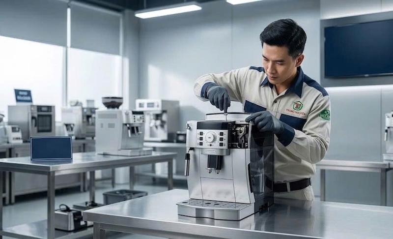 dịch vụ sửa chữa máy pha cafe espresso lấy liền trong ngày 1