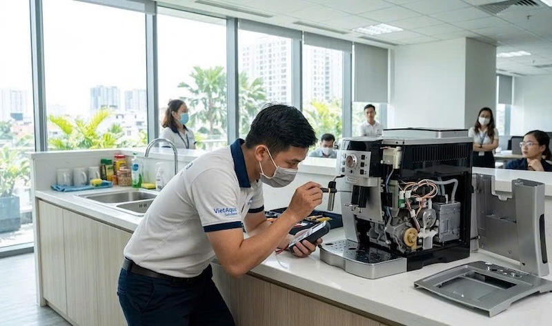 dịch vụ sửa chữa máy pha cafe espresso lấy liền trong ngày 3