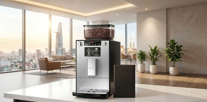 giá máy pha cà phê tự động 2