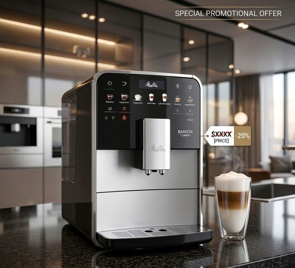 giảm giá máy pha cà phê tự động melitta 1