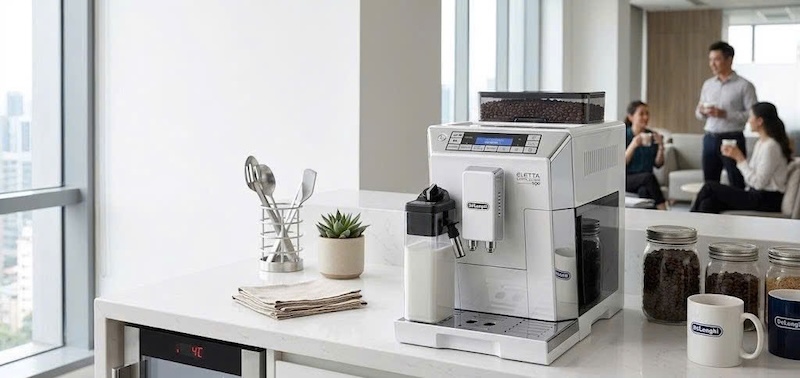 kế hoạch setup góc cà phê tự động cho pantry công ty