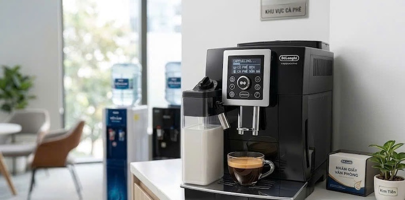 kích thước máy pha cà phê tự động cho quầy kệ nhỏ 2