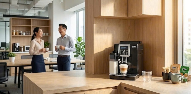 kích thước máy pha cà phê tự động cho quầy kệ nhỏ 3