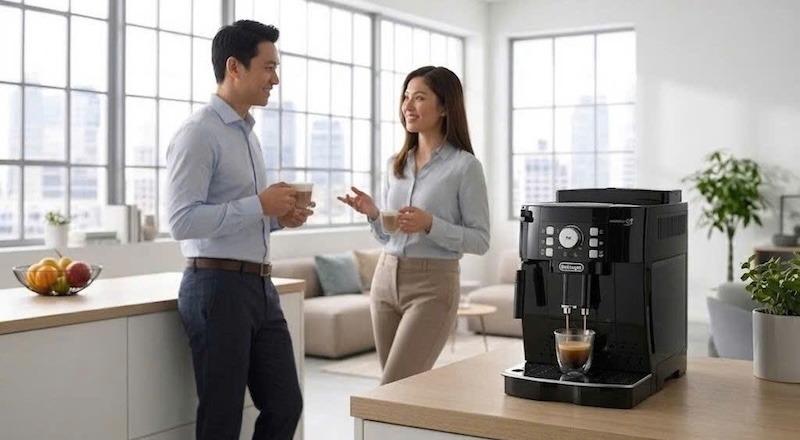 máy pha cà phê espresso tự động giá rẻ 1