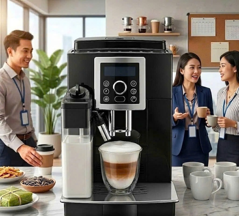 máy pha cà phê tự động cho văn phòng 50 người 2