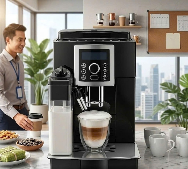 máy pha cà phê tự động cho văn phòng 50 người