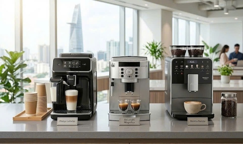 máy pha cà phê tự động gia đình bán chạy nhất 3