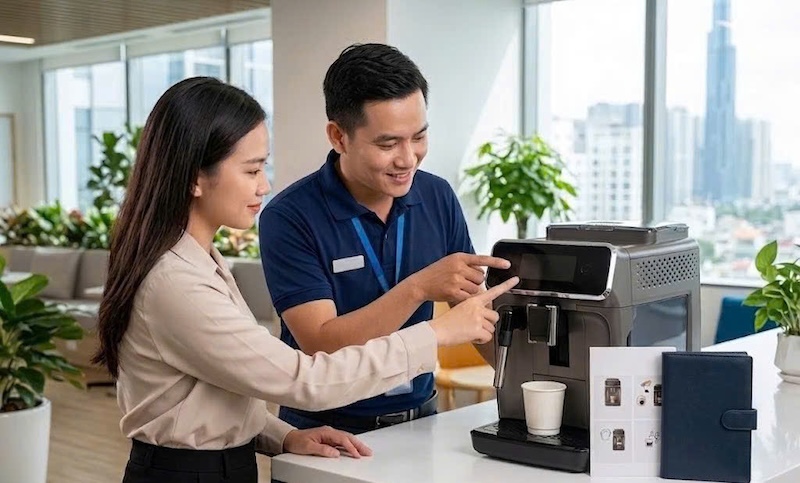 máy pha cà phê tự động philips 2200 2