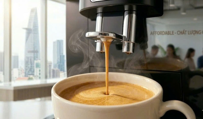 máy pha cà phê tự động từ hạt loại nào phân khúc dưới 15 triệu ngon 2